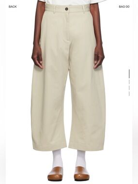 Studio Nicholson Beige Chalco Trousers - Sz UK 8 / US 29